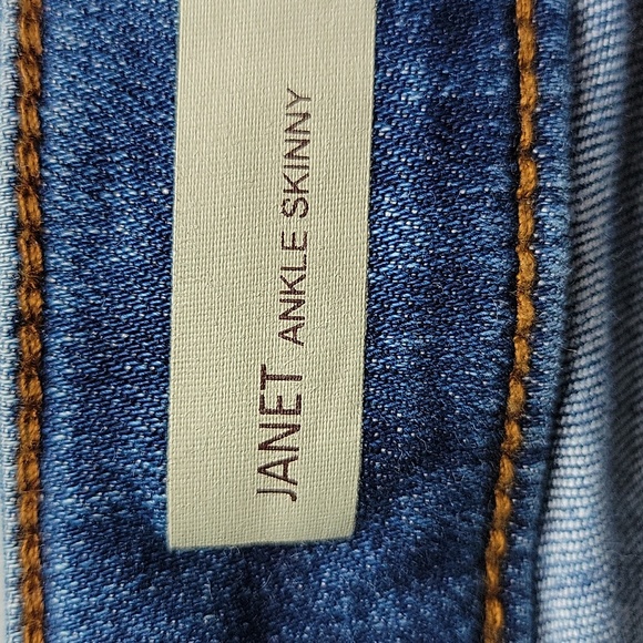 KFTK Janet Ankle Skinny Jeans Medium Wash Size 8 - Picture 12 of 13